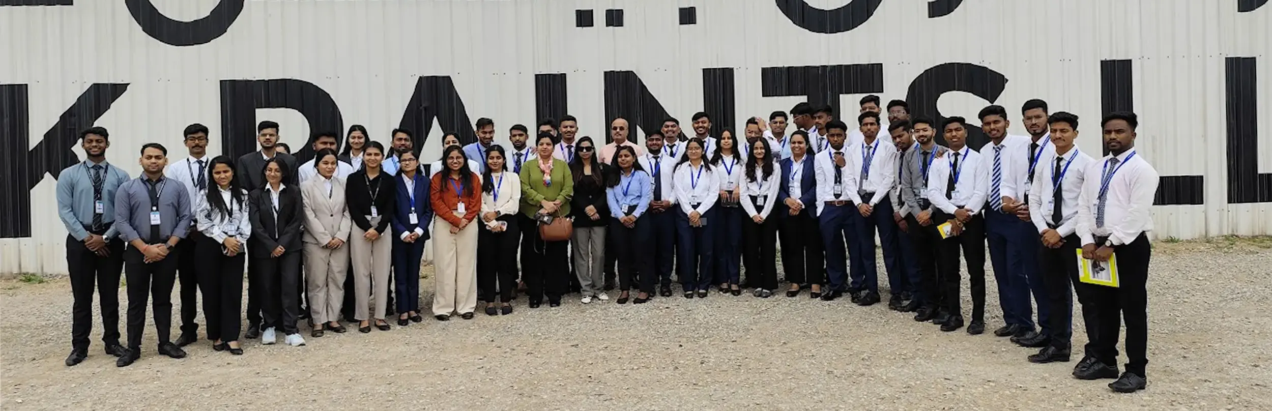 PGDM Students Explore Paint Manufacturing Excellence at RAK Paints in UAE banner